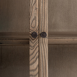 Модульная витрина Vical Kriz 38244, из массива вяза, коричневый