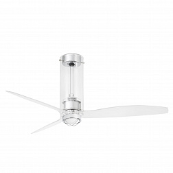 Потолочный вентилятор Tube Fan LED прозрачный