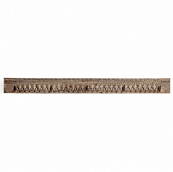 Вешалка для одежды Vical Cain 32689, из массива тика, коричневый