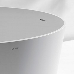 Laufen Val, ванна отдельностоящая 130х130хh55 см, Sentec, цвет белый матовый