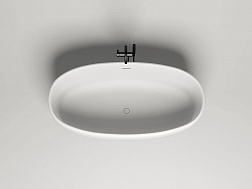 Salini Luce, ванна отдельностоящая 170х85хh58 см, S-Stone, цвет белый матовый