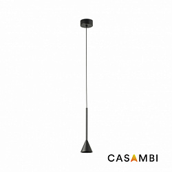 ANNA NESO Черный подвесной светильник 6 Вт 2700К CASAMBI
