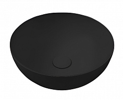 Раковина Hatria Happy Hour A0Y1VF02, накладная Ø40 см, черный матовый