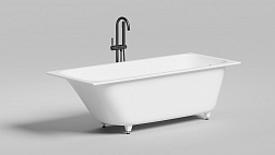 Salini Orlanda Kit, ванна встраиваемая 160х70хh59-61 см, S-Stone, цвет белый матовый