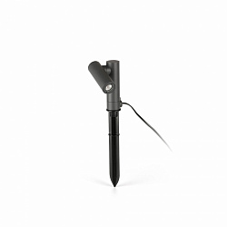 Темно-серая лампа Spy 145 на столбе  LED 6W 3000K 30°