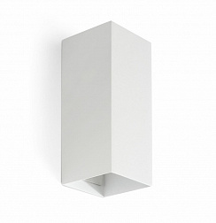 Faro Lune SQ 2L, настенный прямоугольный светильник 40546, цвет белый матовый