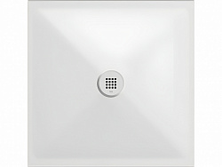 Керамический поддон GSI Pura H2 80х80, 46080809, белый матовый