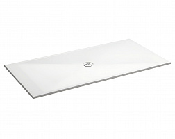 Керамический поддон GSI Pura H2 180х80, 46180809, белый матовый