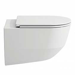 Laufen Pro 8.2096.6.0, подвесной безободковый унитаз 36x53 см (без сиденья), цвет белый глянцевый