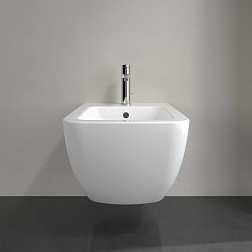 V&B Venticello 44110001, подвесное биде 37.5х56 см, цвет Alpine White