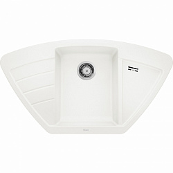 Blanco Zia 9E, 514758, встраиваемая сверху кухонная мойка 93х51хh18 см, цвет белый матовый