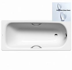 Kaldewei Sanifom Plus, ванна встраиваемая 170х75хh41 см, Perl-Effect (Easy Clean), 
с отверстиями, цвет белый глянцевый