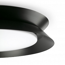 Потолочный светильник TENDER черный LED 24W 2700K