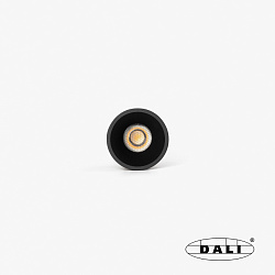 Tulipa Черный встраиваемый даунлайт 10W 15° 2700K CRI90 DALI IP44