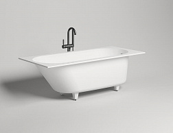 Salini Ornella Kit, ванна встраиваемая 170х75хh59-61 см, S-Sense, цвет белый матовый