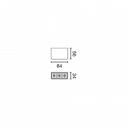 Потолочный светильник Neso Point 3 2700K 12 гр.