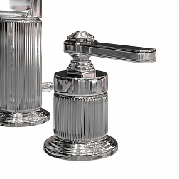 Gessi Venti20, смеситель для раковины 3 отверстия h15.6 см, без донного клапана, цвет хром