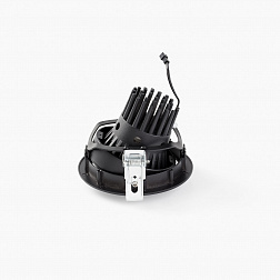 Встраиваемый светильник MINI OPTIC черный LED CRI95 18-25W 3000K 20є
