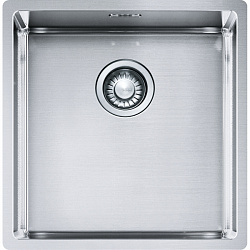 Franke Box BXX 210-40, встраиваемая (3 варианта) кухонная мойка 44х45хh20 см, цвет полированная сталь