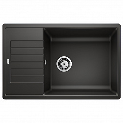 Blanco Zia XL 6S Compact, 526019, встраиваемая сверху кухонная мойка 78х50хh19 см, цвет черный матовый