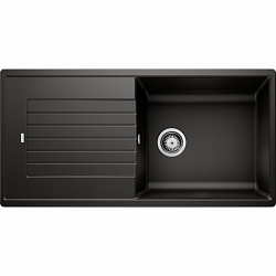 Blanco Zia XL 6S, 526024, встраиваемая сверху кухонная мойка 100х50хh19 см, цвет черный матовый