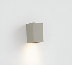 Faro Lune SQ 1L, настенный прямоугольный светильник 40532, цвет серый