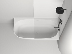 Salini Sofia Corner, ванна пристенная правая 170х85хh59 см, S-Sense, цвет белый глянцевый
