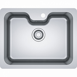 Franke Bell BCX 610–51TL, встраиваемая снизу кухонная мойка 61х48хh20 см, цвет полированная сталь