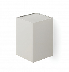Faro Lune SQ 1L, настенный прямоугольный светильник 40532, цвет серый