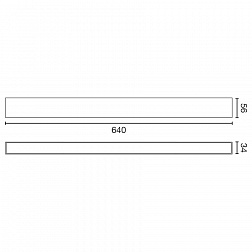 Потолочный светильник Neso Line-64 2700K белый DALI