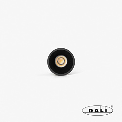 Tulipa Черный встраиваемый даунлайт 7W 15° 4000K CRI90 DALI