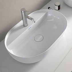 Duravit Luv, накладная раковина 60х40хh14 см, цвет белый глянцевый
