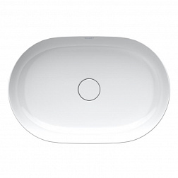 Duravit Luv, накладная раковина 60х40хh14 см, Wondergliss, цвет белый глянцевый