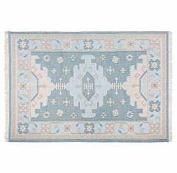 Уличный ковер Vical Elisea 34741, 340х240 см, из полистирола, цвет бежево-голубой