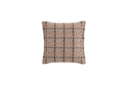 Подушка GL Checks терракотовая 45x45