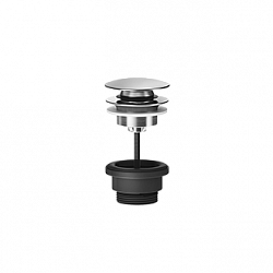 Донный клапан, Gessi, для раковин, 1 1/4", цвет-Black XL