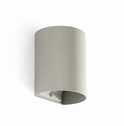 Faro Sole R 1L, настенный округлый светильник 40524, цвет серый