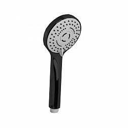Fima CF Wellness F2298NS, круглый 3-режимный ручной душ из ABS пластика,  
цвет черный матовый