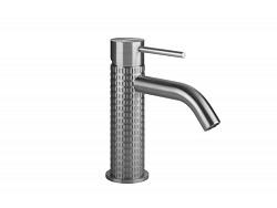 Смеситель для раковины, Gessi, Meccanica, цвет-Black Metal Brushed PVD