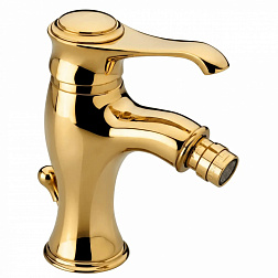 Cмеситель для биде Emmevi Tiffany 6004/OR, с донным клапаном, золото