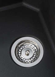 Franke Centro CNG 611/211-62TL, встраиваемая (2 варианта L) кухонная мойка 62х50хh22 см, цвет черный матовый