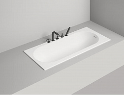 Salini Ornella Kit, ванна встраиваемая 170х75хh59-61 см, S-Sense, цвет белый матовый