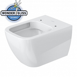 Duravit Happy D.2, подвесной безободковый унитаз 36.5x54хh33.5 см, Wondergliss, цвет белый глянцевый
