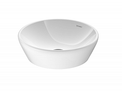 Duravit D-Neo, накладная раковина Ø40хh12 см, цвет белый глянцевый