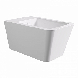 Alice Hide Square, подвесное биде 35x55 см, Aliglaze+, цвет белый глянцевый