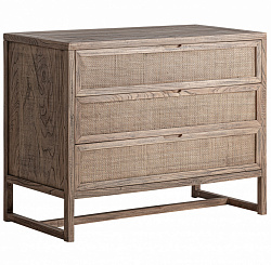 Комод Vical Byremo 38241, 105х50хh80 см, из массива вяза, коричневый