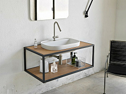 Scarabeo Glam, встраиваемая сверху раковина 56х39хh14 см, цвет Pearl