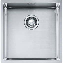 Franke Box BXX 210-40, встраиваемая (3 варианта) кухонная мойка 44х45хh20 см, цвет полированная сталь