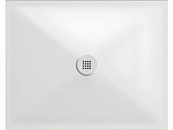 Керамический поддон GSI Pura H2 100х80, 46100809, белый матовый