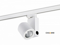 Трековый светильник mini Cylinder белый LED MEAT 27W 4000K 20є CASAMB